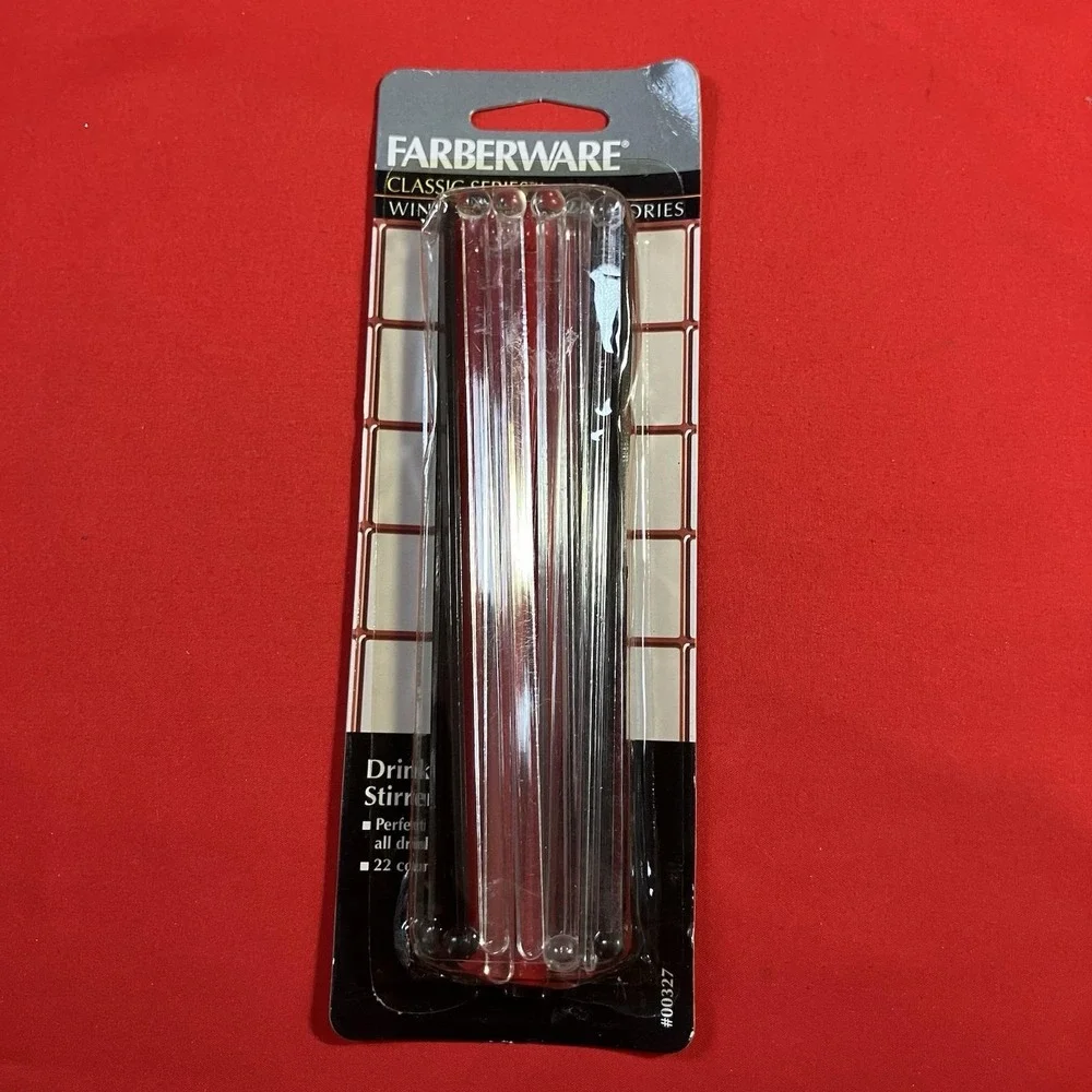 8 Packs - Vintage‎ Farberware Drink Stirrers / 22 Ct Pks / 176 Total Stir Sticks